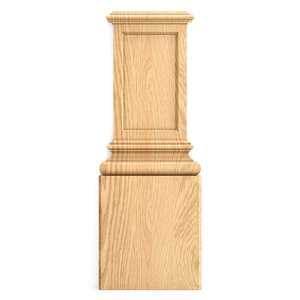 Custom Antique style wooden pilaster base